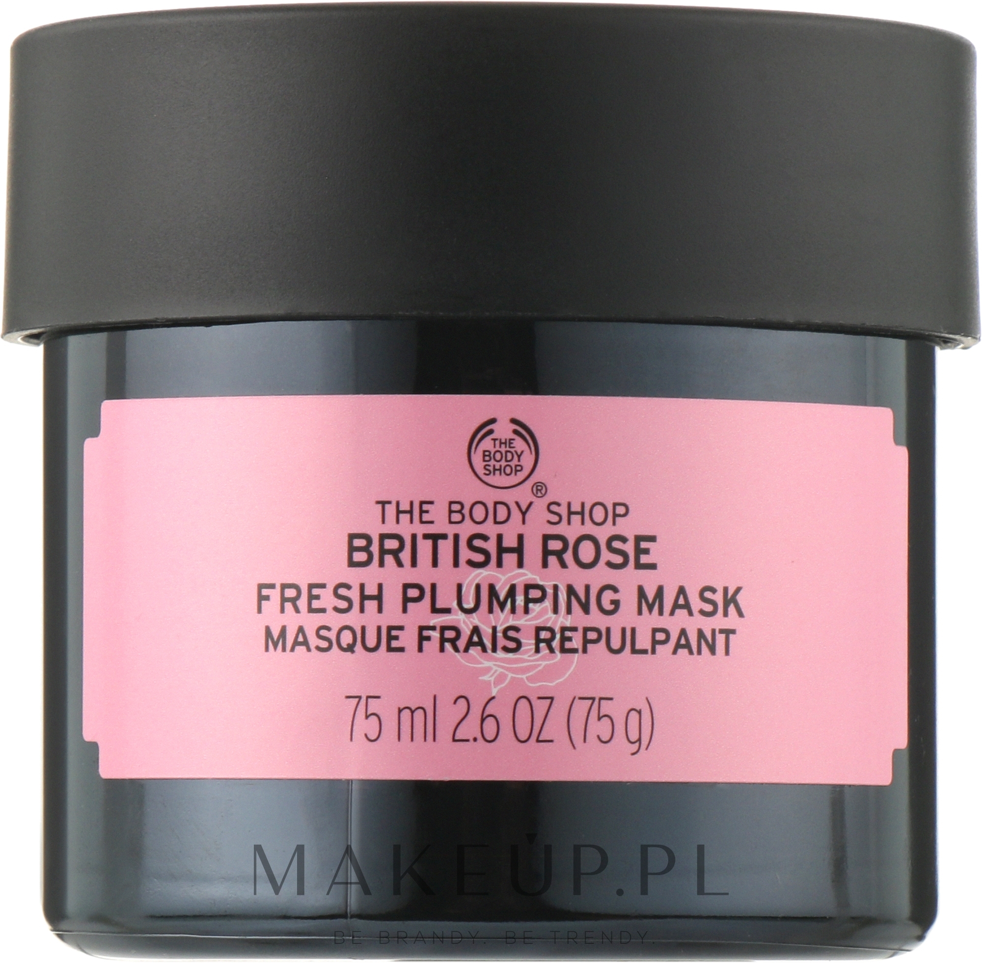 Maska nawilżająca, Róża brytyjska - The Body Shop British Rose Fresh Plumping Mask — Zdjęcie 75 ml