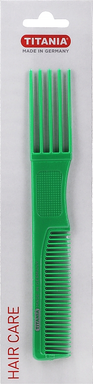 Grzebień 19 cm, zielony - Titania — Zdjęcie N1