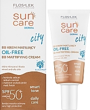 Matujący krem BB - Floslek Sun Care Derma Oil-Free BB Mattifying Cream SPF 50 — Zdjęcie N2