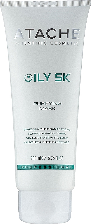 Antybakteryjna maska oczyszczająca do skóry tłustej - Atache Oily SK Purifying Mask — Zdjęcie N3