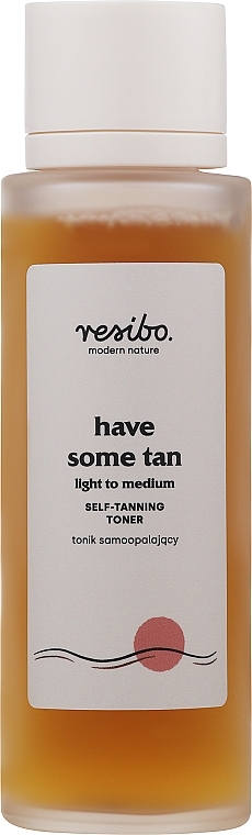 Naturalny tonik samoopalający do twarzy - Resibo Have Some Tan! Natural Self-Tanning Toner — Zdjęcie N1