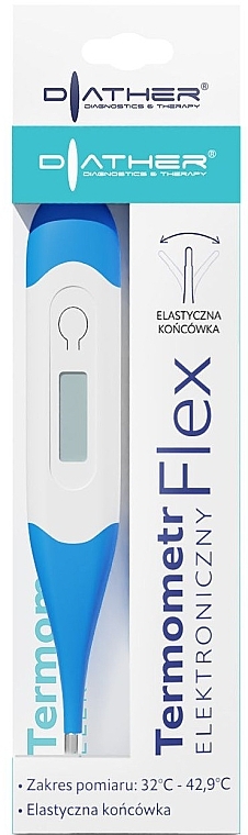 Termometr elektroniczny z elastyczną końcówką - Diather Diagnostics & Therapy Electronic Flex — Zdjęcie N1