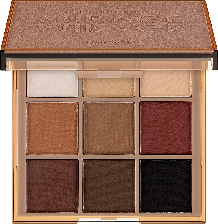 Paleta cieni do powiek Mirage - Farmasi Oasis Collection Mirage Eyeshadow Palette — Zdjęcie N1