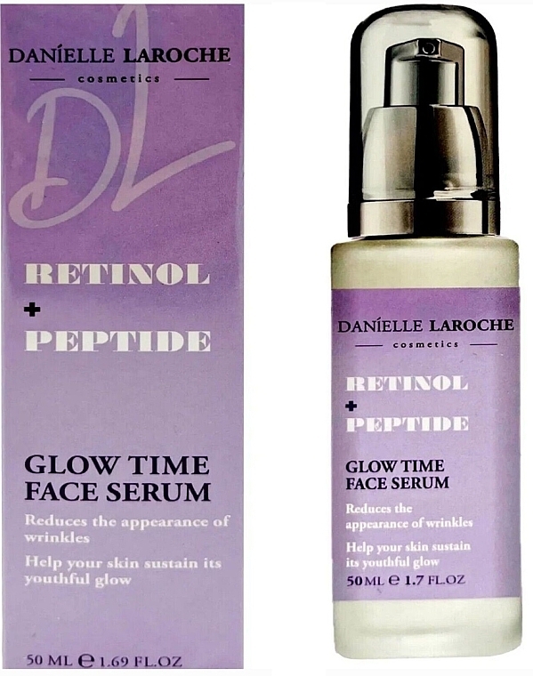Serum do twarzy - Danielle Laroche Cosmetics Retinol & Peptide Glow Time Serum — Zdjęcie N1