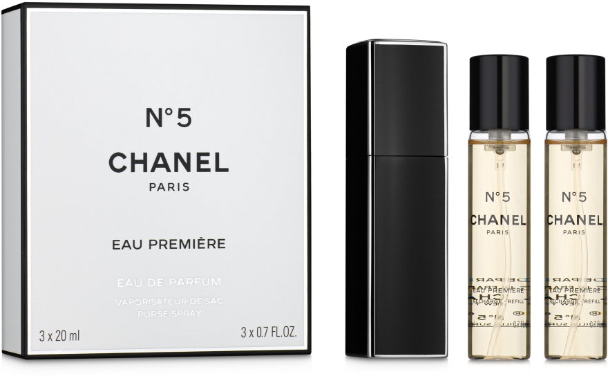 Chanel Nº5 Eau Premiere - Woda perfumowana (purse spray + dwa wymienne wkłady) — Zdjęcie N1
