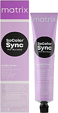 Kup Toner do włosów bez amoniaku o kwaśnej bazie - Matrix Color Sync Sheer Acidic Toner