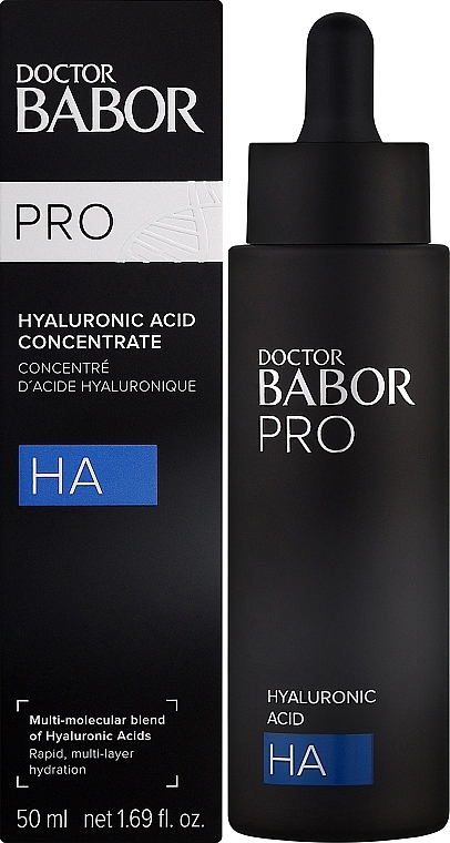 Serum do twarzy z 4 rodzajami kwasu hialuronowego - Babor Doctor Babor PRO Hyaluronic Acid Concentrate  — Zdjęcie N2