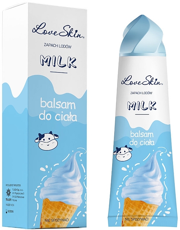 Balsam do ciała o zapachu lodów mlecznych - Love Skin Milk Body Balm — Zdjęcie N2