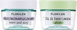 Zestaw - Floslek Anti-Aging (eye/gel 10 g + eye/cr 15 ml) — Zdjęcie N2