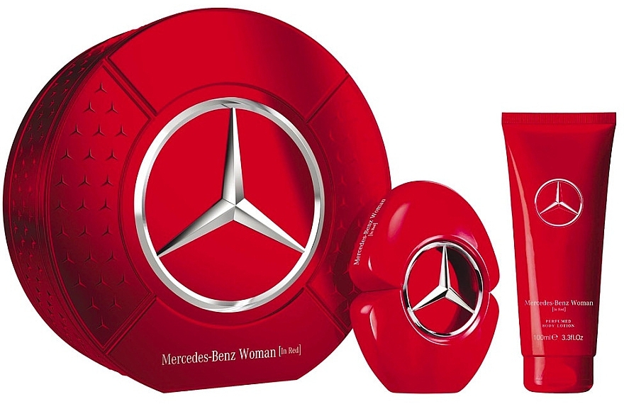 Mercedes Benz Mercedes-Benz Woman In Red - Zestaw (edp/90ml + b/lot/100ml) — Zdjęcie N1