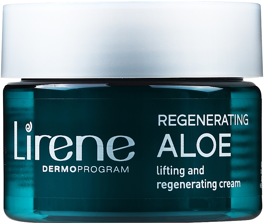 Krem regenerująco-lifingujący Aloes i masło karite - Lirene Moisture and Nourishment Smoothing and Nourishing Cream — Zdjęcie N1