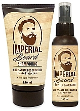 Kup Zestaw - Imperial Beard Hair Growth Kit (shmp/150ml + h/lot/100ml)
