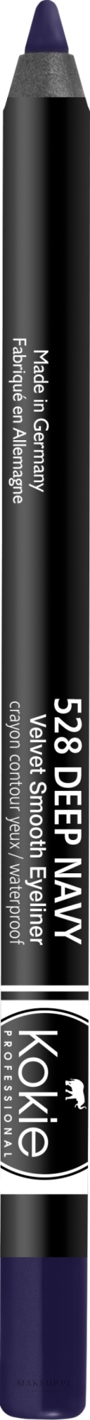 Wodoodporna kredka do oczu - Kokie Professional Waterproof Velvet Smooth Eyeliner Pencil — Zdjęcie 528 - Deep Navy