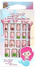 Sztuczne paznokcie dla dzieci, 24 szt. - Bling Little Miss Nails — Zdjęcie N2