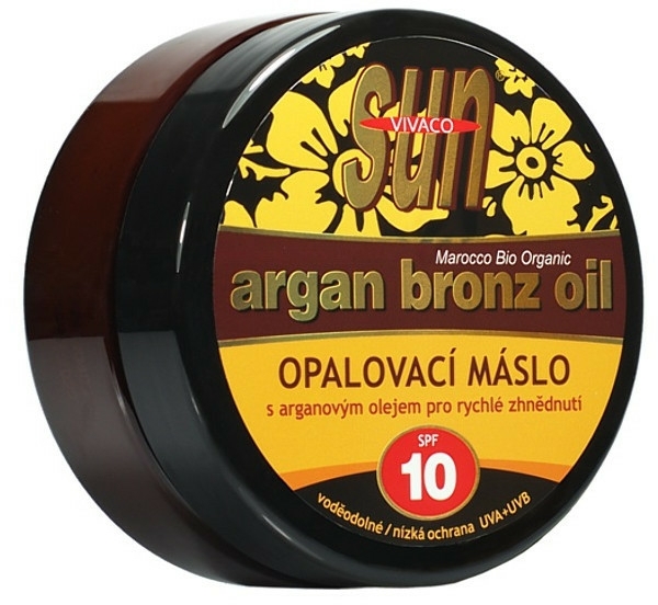 Olejek do opalania SPF 10 - Vivaco Sun Argan Bronz Oil — Zdjęcie N1