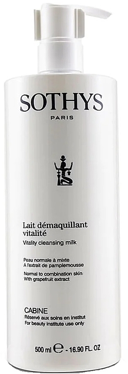 Mleczko oczyszczające do skóry normalnej i mieszanej z ekstraktem z grejpfruta - Sothys Vitality Cleansing Milk  — Zdjęcie N3