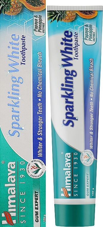Wybielająca pasta do zębów - Himalaya Herbals Shiny White — Zdjęcie N2