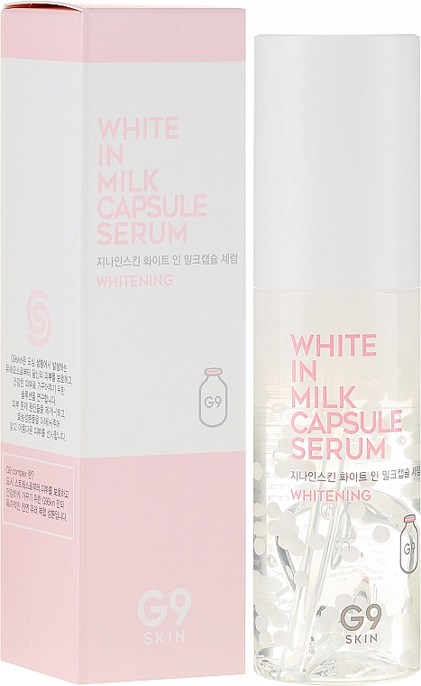 Rozjaśniające serum do twarzy - G9Skin White In Milk Capsule Serum