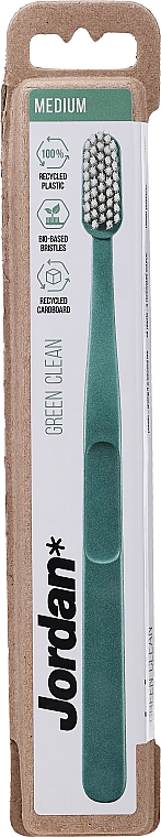 Szczoteczka do zębów, średnia twardość - Jordan Green Clean — Zdjęcie N1