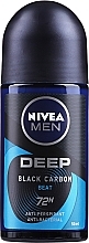 Kup Dezodorant w kulce - NIVEA MEN Deep Black Carbon Roll-On 