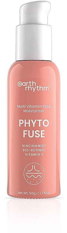 Multiwitaminowy krem do twarzy - Earth Rhythm Phyto Fuse Multivitamin Moisturiser 3% Niacinamide 2% Bio Retinol 1% Vitamin E — Zdjęcie N1