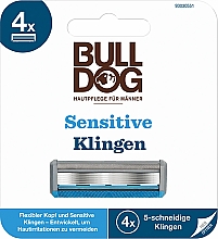 Kup Wymienne ostrza do maszynki do golenia - Bulldog Original Sensitive Steel Blades