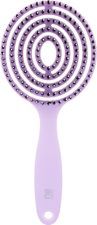 Szczotka do włosów, fioletowa - Ilu Brush Lollipop Purple