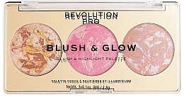 Paleta do makijażu twarzy - Revolution Pro Blush & Glow Palette — Zdjęcie N1