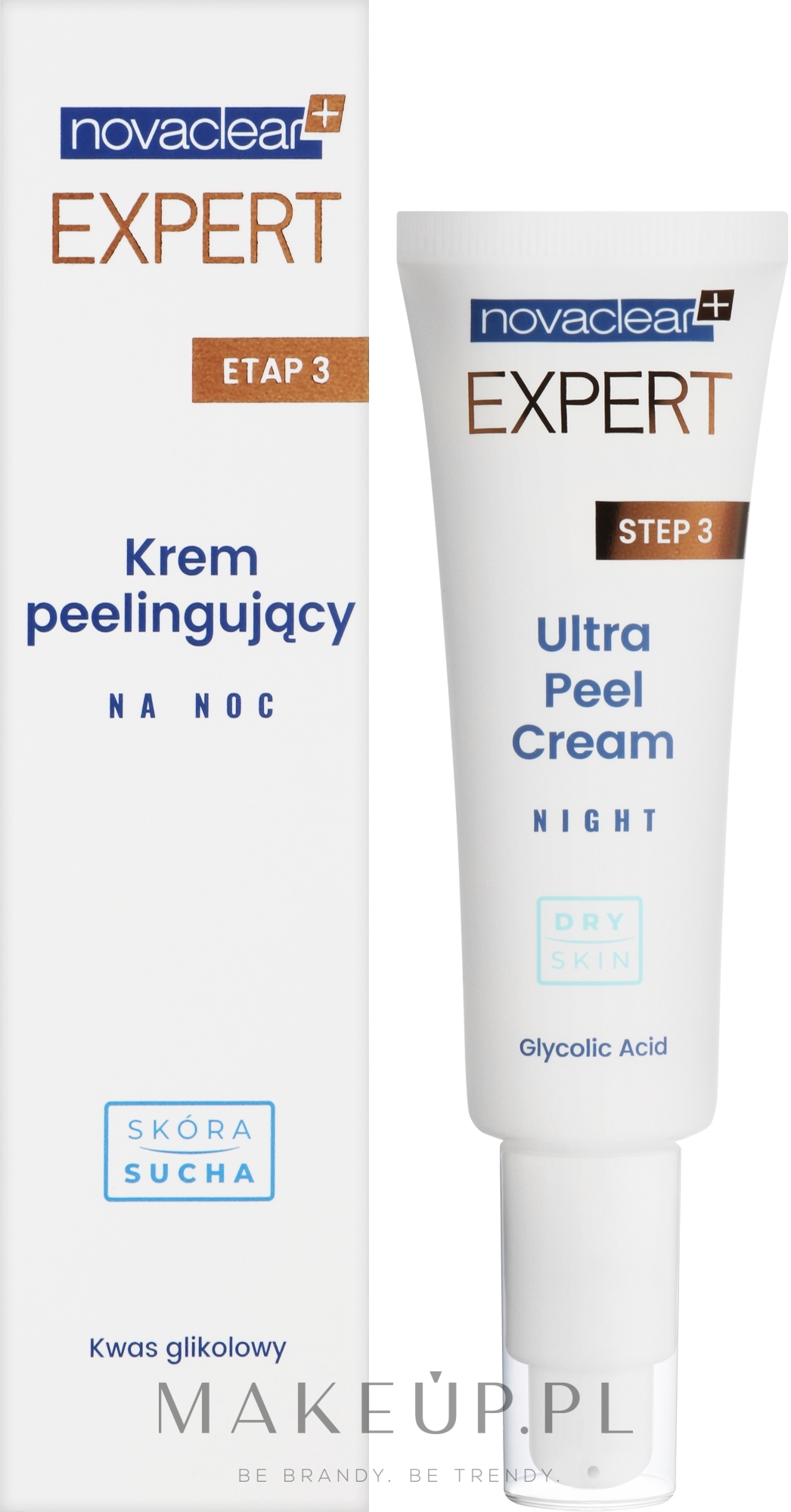 Krem peelingujący do skóry suchej, na noc - Novaclear Expert Step 3 Ultra Pell Cream Night Dry Skin — Zdjęcie 50 ml