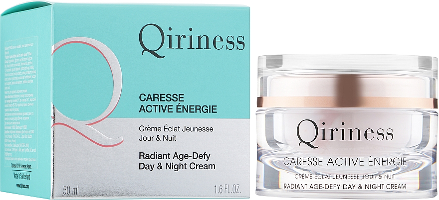 Wygładzający krem ​​do twarzy Energia i blask - Qiriness Caresse Active Enegie Radiant Age-Defy Day&Night Cream — Zdjęcie N2