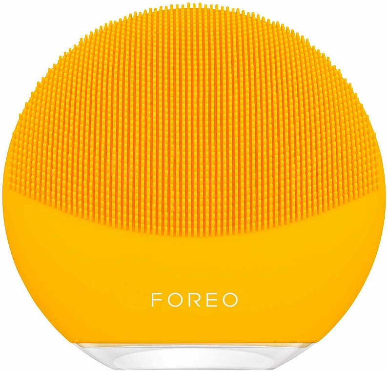 Szczoteczka soniczna do oczyszczania i masażu twarzy - Foreo Luna Mini 3 Facial Cleansing Brush Sunflower Yellow — Zdjęcie N1
