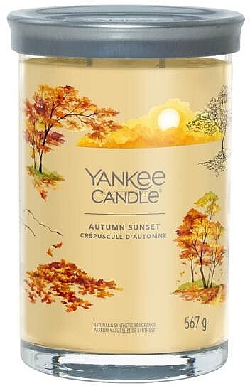 Świeca zapachowa w szkle Autumn Sunset, 2 knoty - Yankee Candle Singnature — Zdjęcie N1