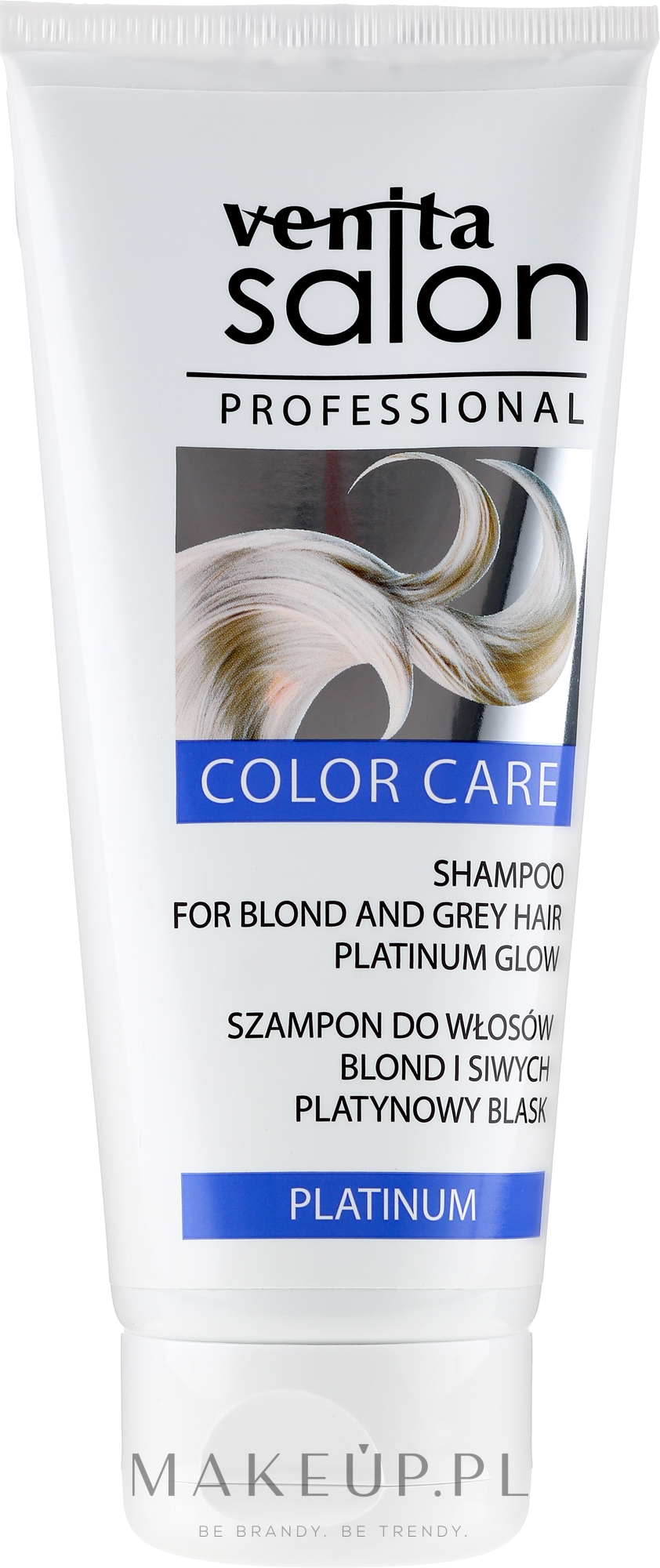 Rozświetlający szampon do włosów blond i siwych - Venita Salon — Zdjęcie 200 ml