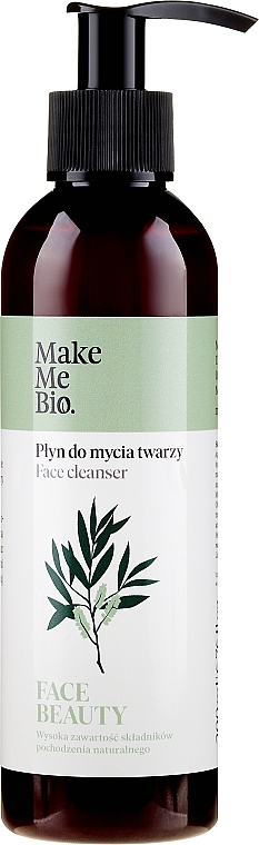 Odżywczy płyn do mycia twarzy Drzewo herbaciane - Make Me Bio Face Beauty — Zdjęcie N1