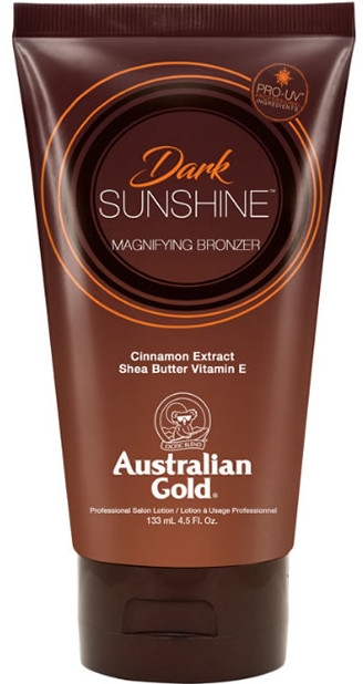 Balsam do opalania z masłem shea i ekstraktem z cynamonu - Austraian Gold Sunscreen Dark Magnifying Bronzer Professional Lotion — Zdjęcie N1