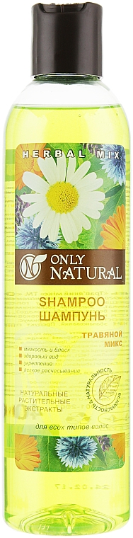 Ziołowy szampon do włosów - Only Natural — Zdjęcie N2