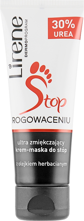 Ultrazmiękczający krem-maska do stóp - Lirene Stop Rogowaceniu — Zdjęcie N1