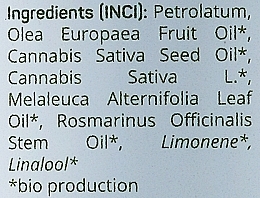 Maść konopna Drzewo herbaciane i rozmaryn - Trompetol Hemp Salve ECCO Teatree Rosemary (próbka) — Zdjęcie N2