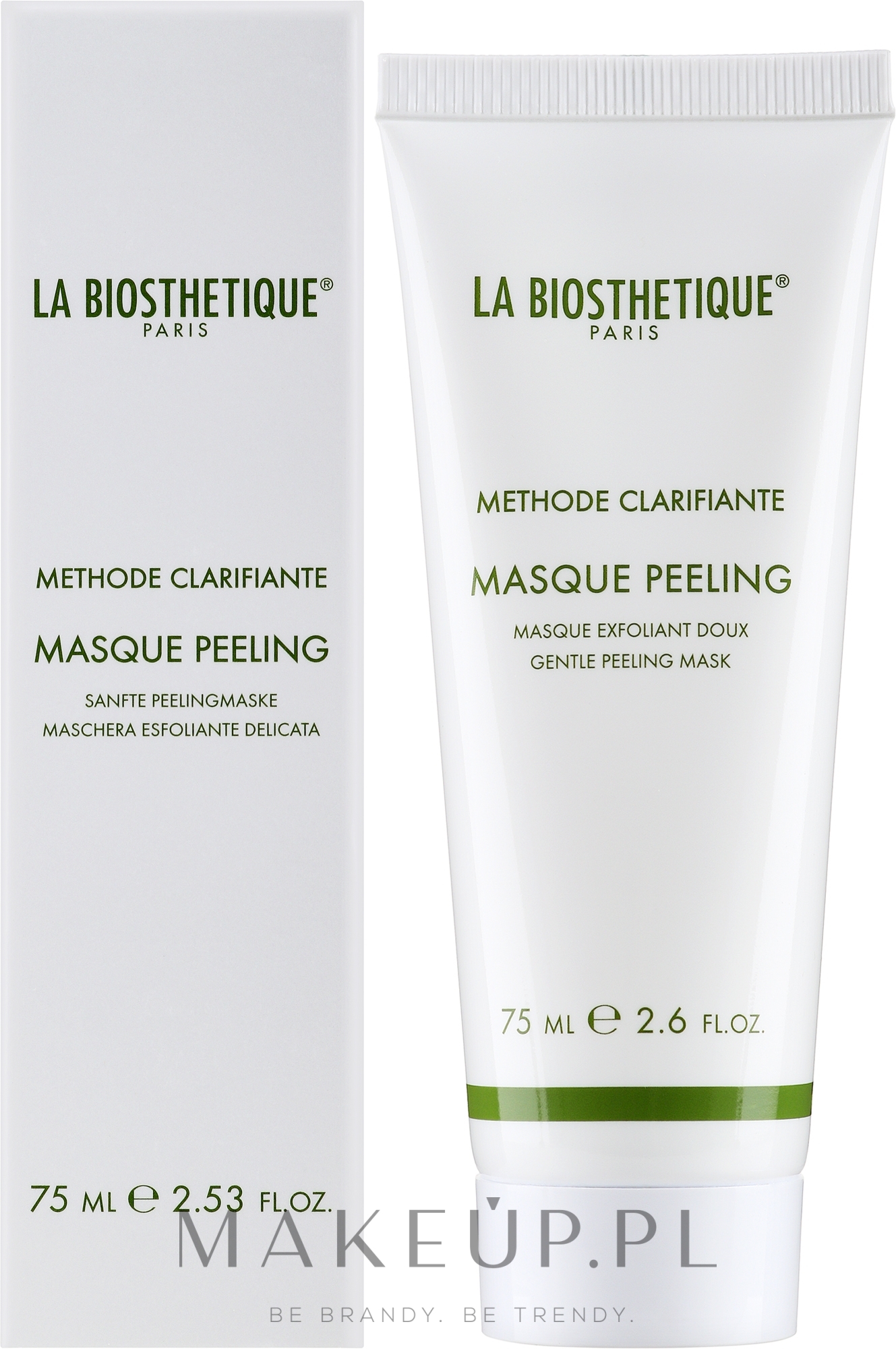 Peelingująca maska do twarzy - La Biosthetique Methode Clarifiante Masque Peeling — Zdjęcie 75 ml