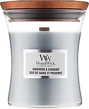 Świeca zapachowa - WoodWick Sagewood & Seagrass Candle — Zdjęcie N4