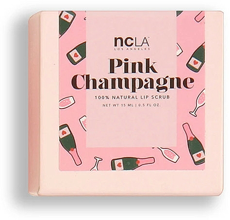 Peeling do ust Różowy szampan - NCLA Beauty Sugar, Sugar Pink Champagne Lip Scrub — Zdjęcie N3
