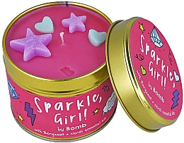 Kup Świeca zapachowa w żelaznej puszce - Bomb Cosmetics Sparkle, Girl Scent Stories Tin Candle