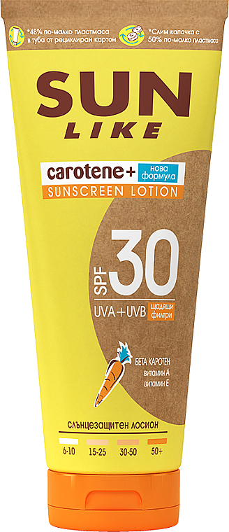 Przeciwsłoneczny balsam do ciała - Sun Like Sunscreen Lotion SPF 30 New Formula — Zdjęcie N1