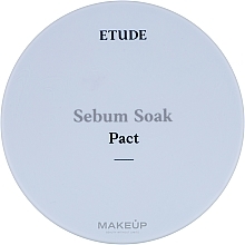 Matujący puder kompaktowy do twarzy - Etude House Sebum Soak Pact — Zdjęcie N2