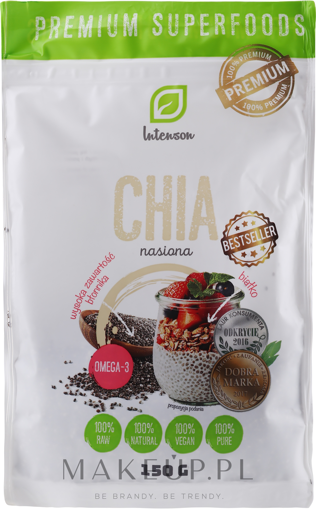 Suplement diety Nasiona Chia - Intenson — Zdjęcie 150 g