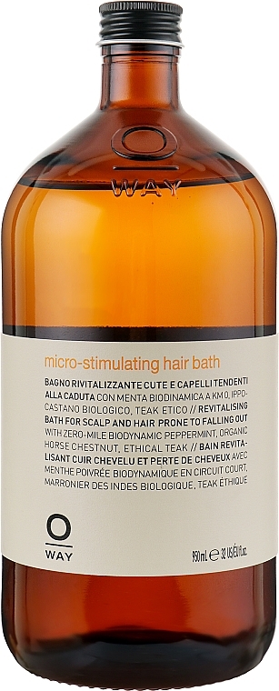 Szampon przeciw wypadaniu włosów - Oway Micro-Stimulating Hair Bath — Zdjęcie N2