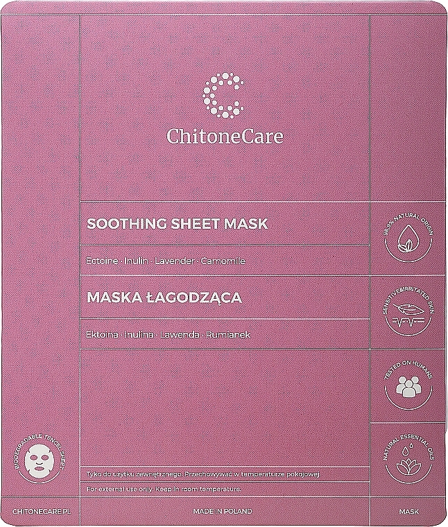 Zestaw do pielęgnacji twarzy Relax Yourself - Chitone Care Relax Yourself Box (foam/150ml + mask/23ml + ser/30ml) — Zdjęcie N4