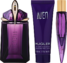 Mugler Alien - Zestaw (edp 60 ml + edp 10 ml + sh/milk/50ml) — Zdjęcie N2