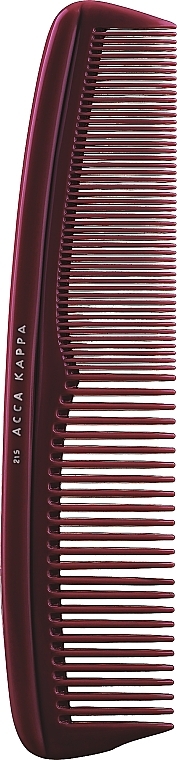 Grzebień do włosów, wiśniowy - Acca Kappa Pettine Basic Grande — Zdjęcie N1