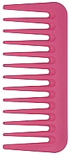 Grzebień 82872, szerokie zęby, różowy - Janeke Mini Supercomb Wide Teeth Pink Fluo — Zdjęcie N1